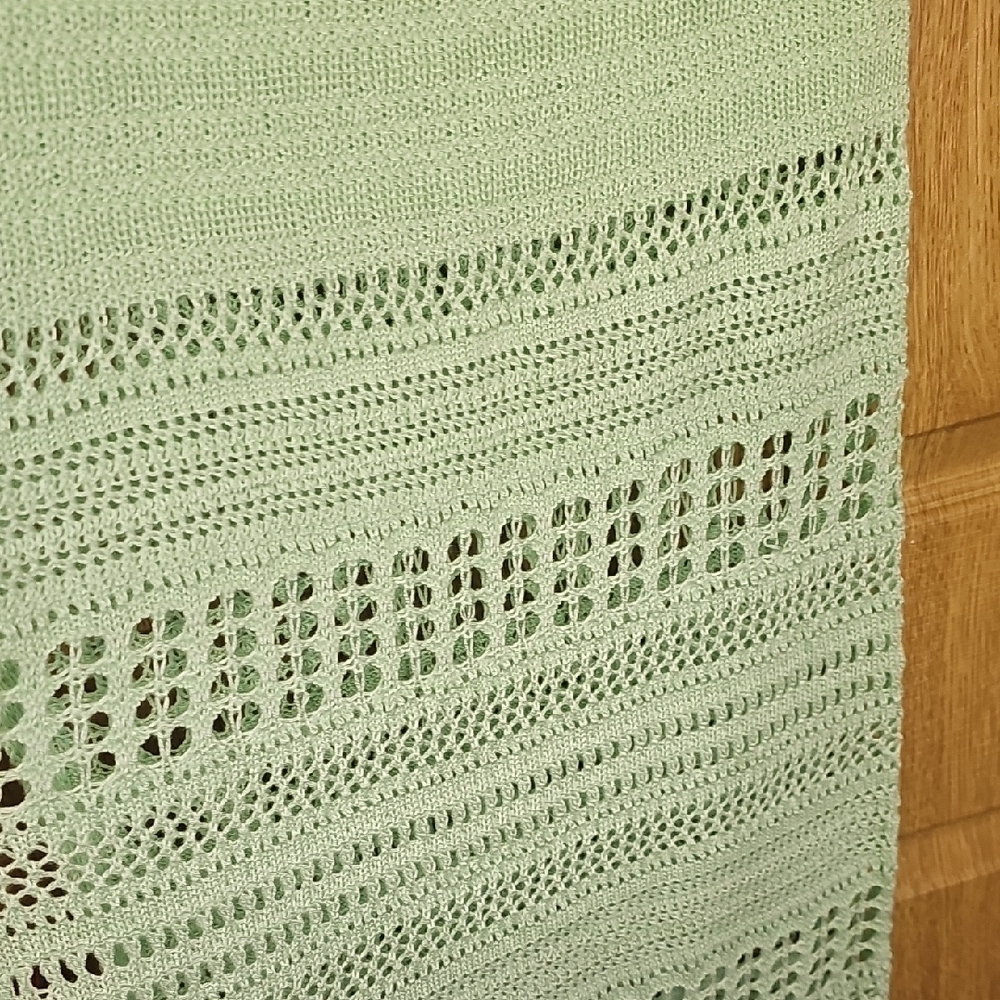 Mint Green Maxi Crochet Skirt - Women - Picture 4 of 6
